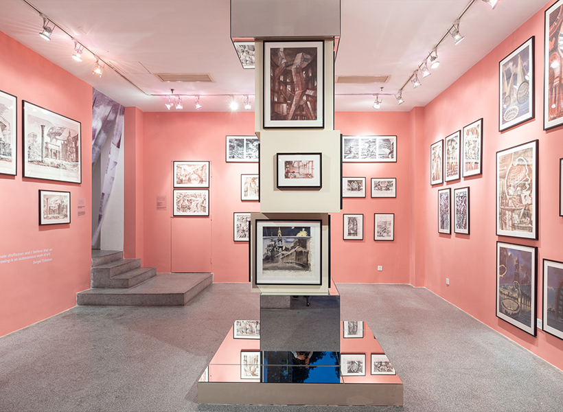  Exhibition  -  Sergei Tchoban Drawing BuildingsBuilding Drawings