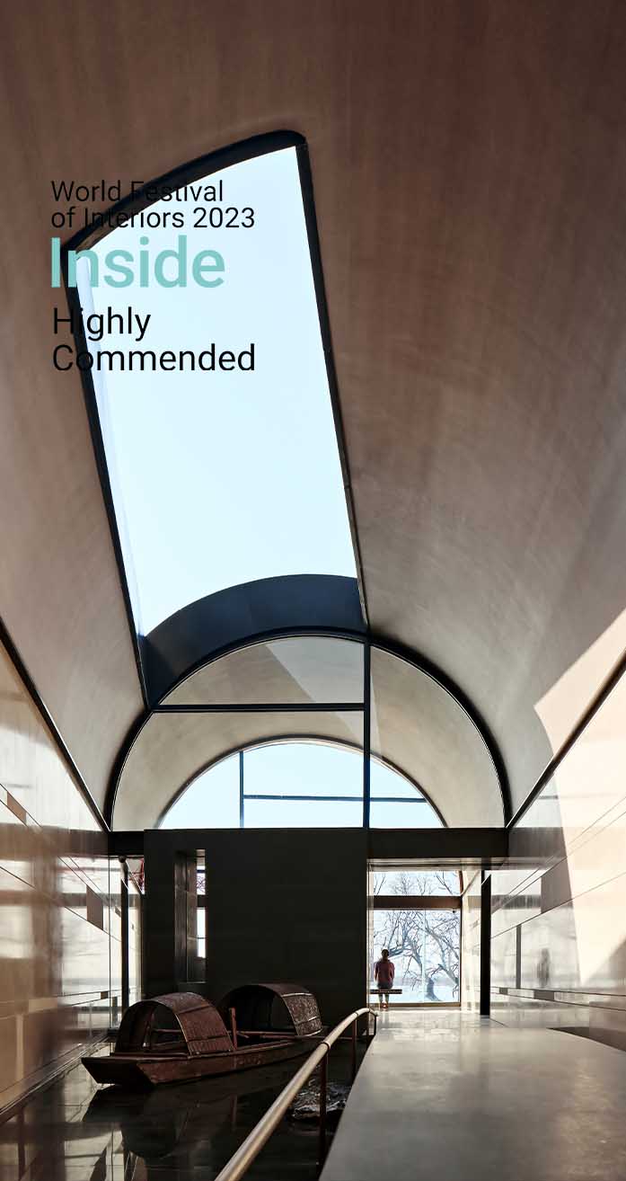 WJ STUDIO's Boatyard Hotel Won Highly Commended at INSIDE World Festival of Interiors